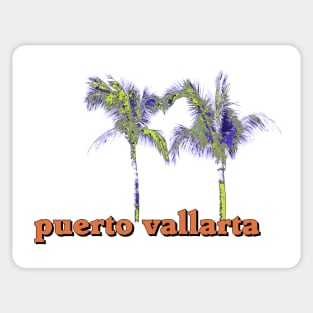 puerto vallarta palms Sticker